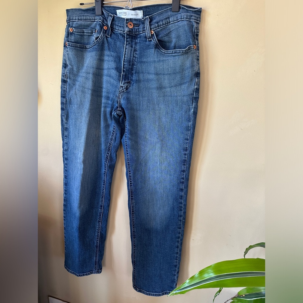 Levi’s Signature Men's Strait S67 Athletic Jeans Size 34/30
